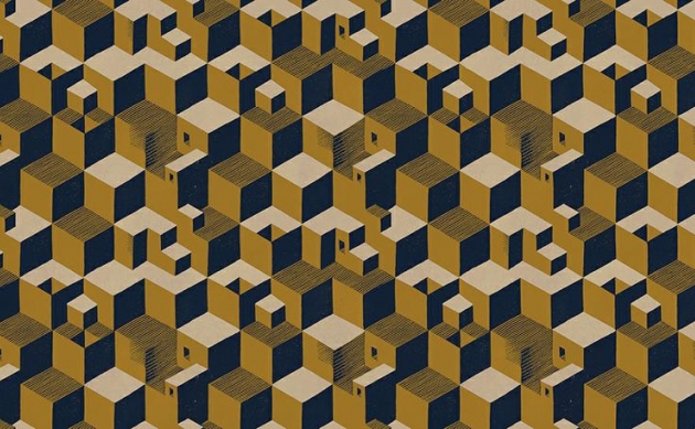 Обои Cube M.C.Escher 23153