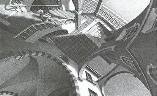 Обои Up&Down M.C.Escher 23182