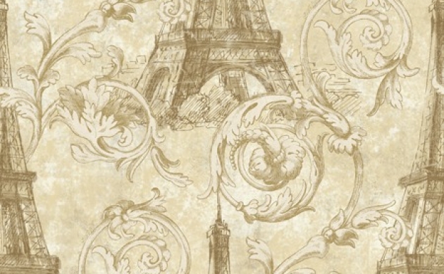 Обои Eiffel Tower Scroll Paris RS71205