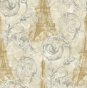 Обои Eiffel Tower Scroll Paris RS71208