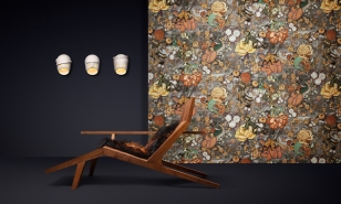 Обои Moooi Wallcovering  Tokio Blue/rendezvous MOOOI - wallcovering Extinct Enimals default