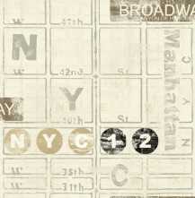 Обои Broadway New York NY91000