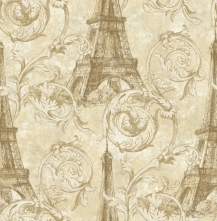 Обои Eiffel Tower Scroll Paris RS71205