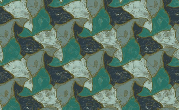 Обои Fish M.C.Escher 23101