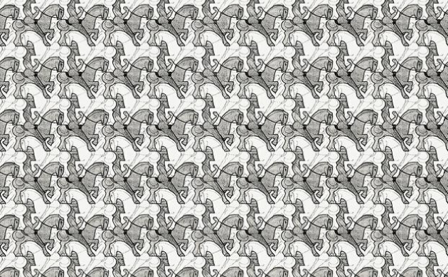 Обои Horseman M.C.Escher 23141