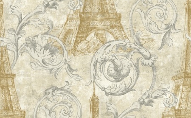 Обои Eiffel Tower Scroll Paris RS71208