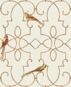 Обои Ironwork with Birds Chelsea Lane Collection JB60508