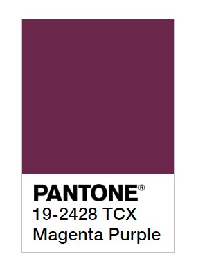 Шторы под фиолетве обои Pantone Magenta Purple