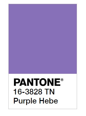 Шторы под фиолетовые обои Pantone Purple Hebe